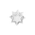 Porcelaine de forme d’étoile qui sert des plats de plaque